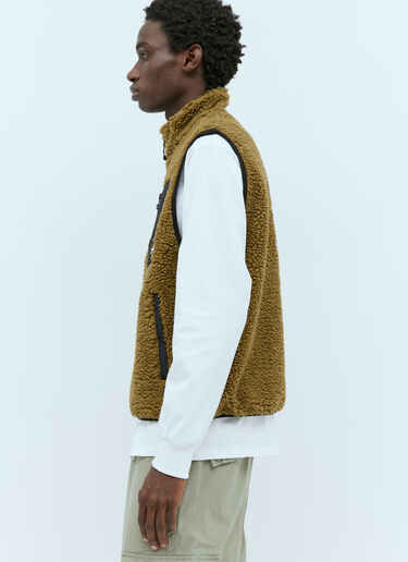Stüssy Sherpa Reversible Vest Green sts0154005