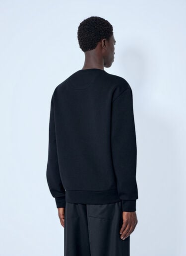LN-CC® - Prada: Technical Cotton Sweatshirt - Black Prada Technical Cotton Sweatshirt Black pra0166006