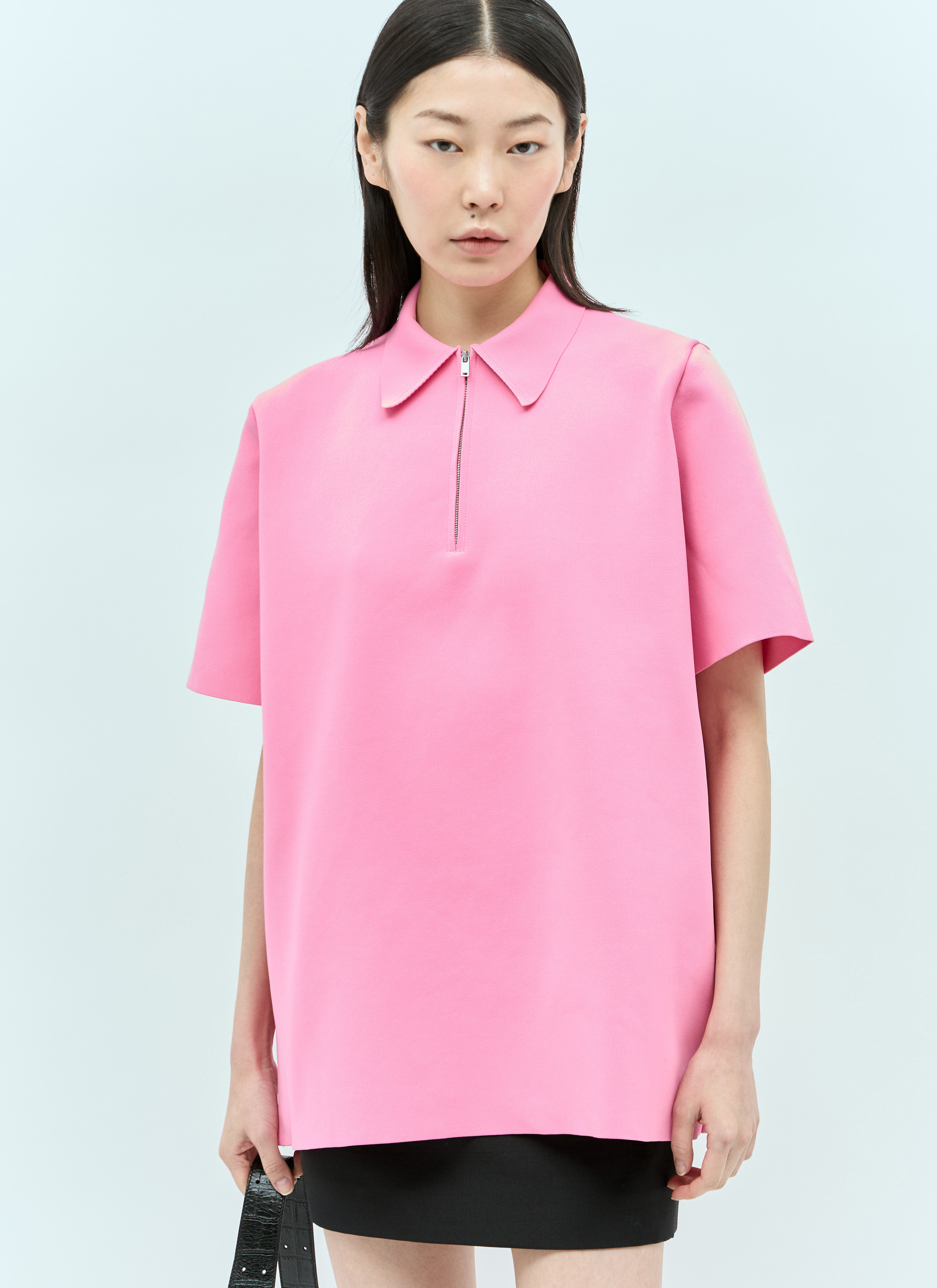 Jil Sander Women s Polo Shirt in Pink LN CC