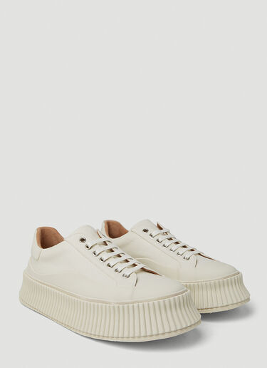 Jil Sander ヴァルカナイズ スニーカー ホワイト jil0251045