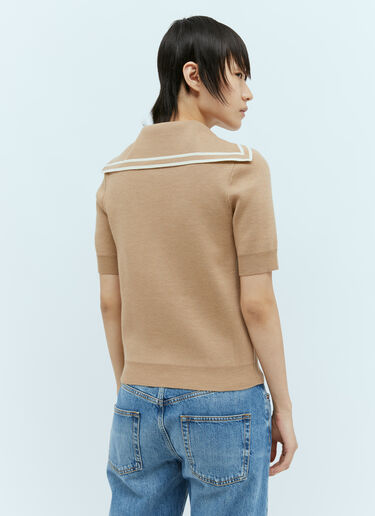 Gucci ウール ホースビット ポロシャツ ベージュ guc0255022