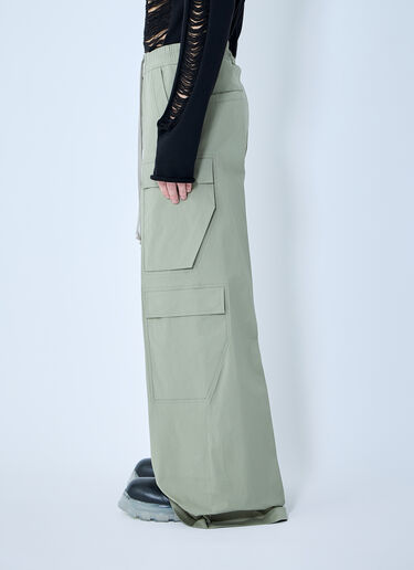 Rick Owens Cotton Cargo Pants Green ric0159018