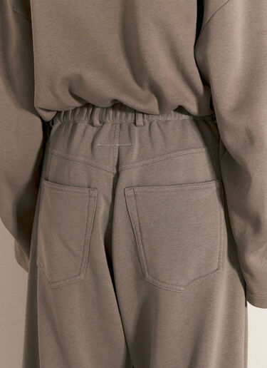 MM6 Maison Margiela Ubrushed Jersey Pants Grey mmm0255010