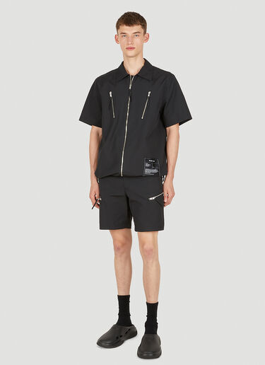 Helmut Lang Zip Shorts Black hlm0149004