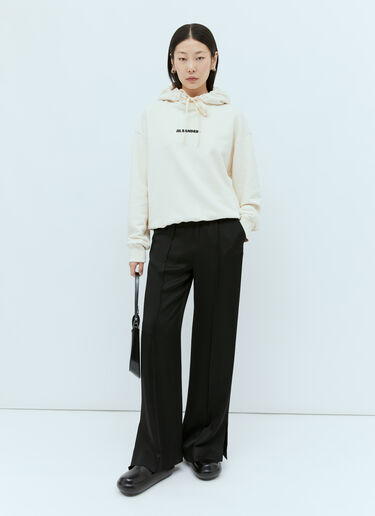 Jil Sander+ Felpa 连帽运动衫 乳白 jsp0251010