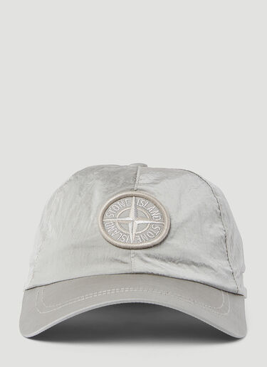 Stone Island 刺绣徽标棒球帽 灰色 sto0154094