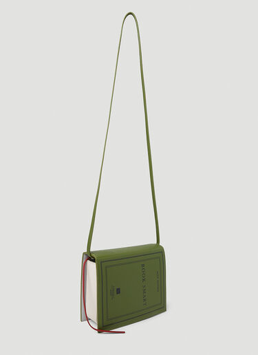 Acne Studios Book Smart Shoulder Bag Green acn0251009