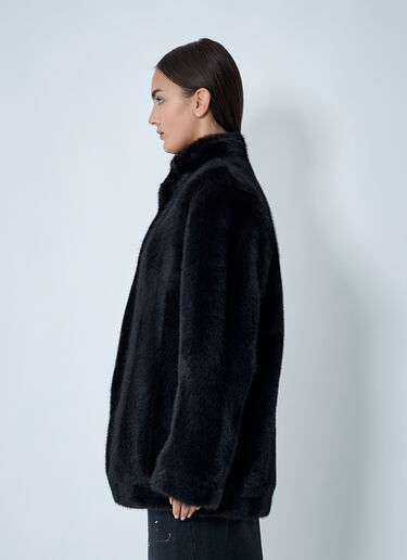 Faux Fur Jacket MM6 Maison Margiela Faux Fur Jacket Brown mmm0262001