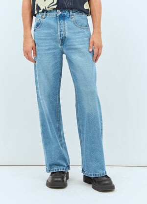 Jacquemus Le de-Nimes Large Jeans White jac0160007