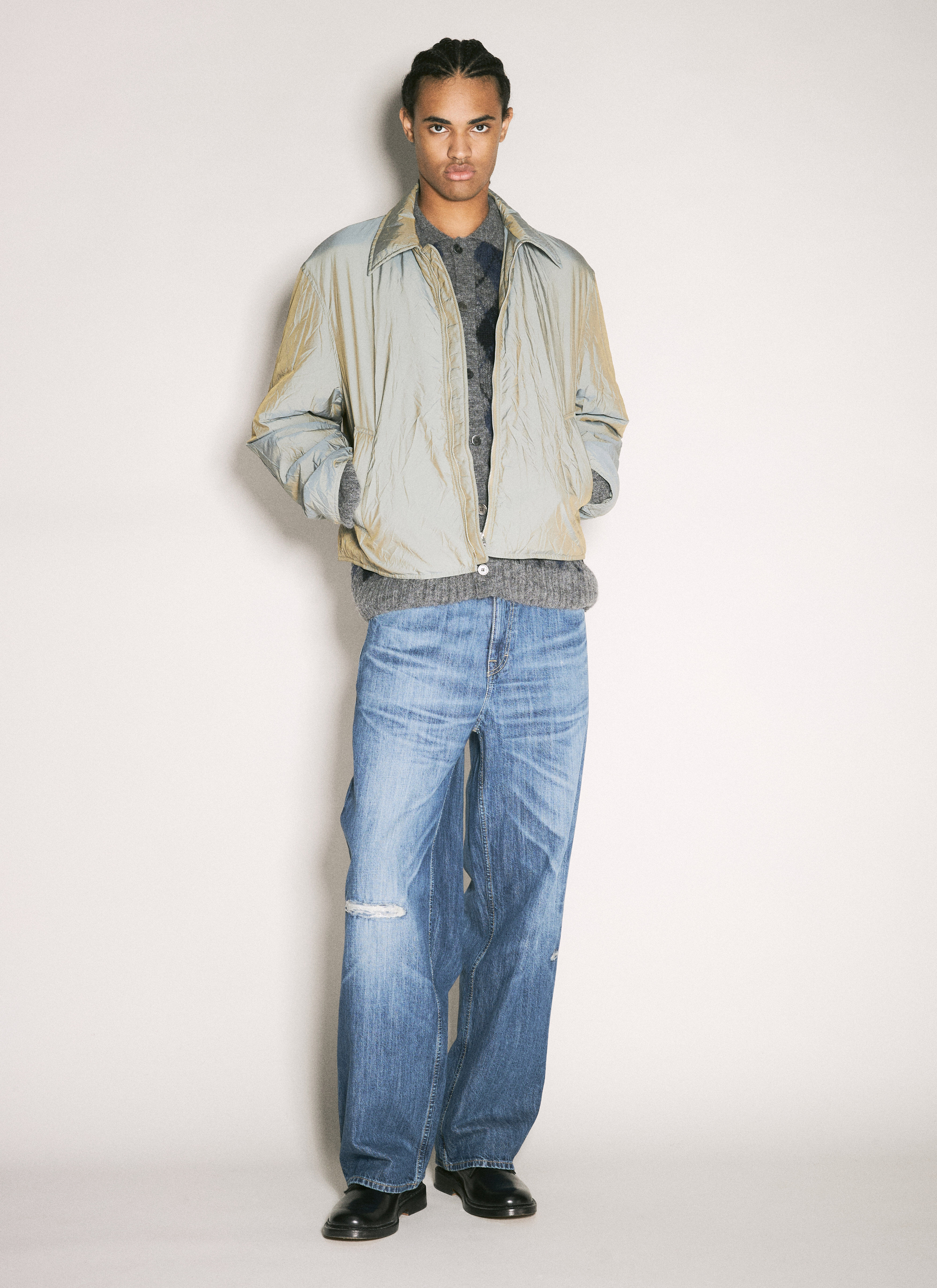 High-Rise Wide-Leg Jeans Vast Cut in Blau - Our Legacy | Mytheresa