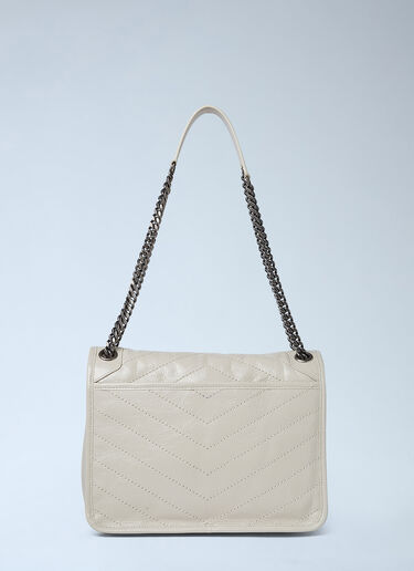 Saint Laurent 니키 미디엄 숄더 백 화이트 sla0249175