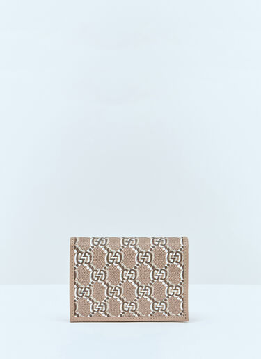 Gucci GG 双折钱包 米色 guc0257089