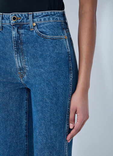 Khaite Abigail Stretch Jeans Blue kha0264014