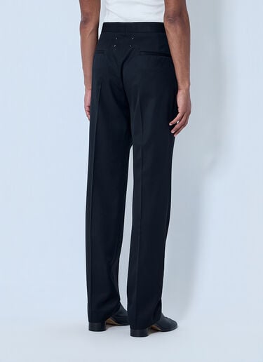Maison Margiela Wool Tailored Trousers Black mla0164106