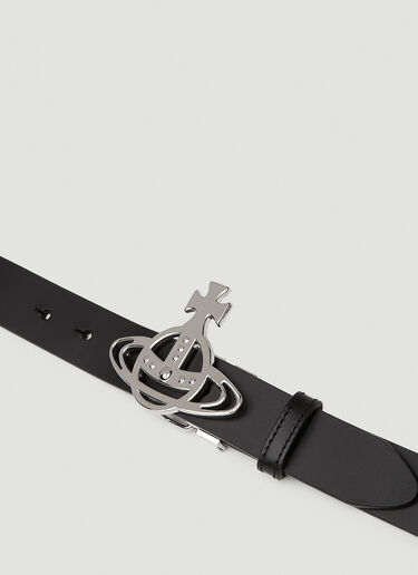 Vivienne Westwood Orb Buckle Belt Black vvw0152057