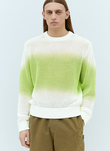 Stüssy Pigment Dyed Loose Gauge Sweater Green sts0153003