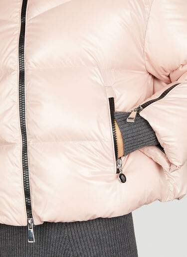 Huppe Short Down Jacket Moncler Huppe Short Down Jacket Pink mon0254006