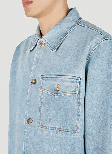 A.P.C. 宽松牛仔衬衫 蓝色 apc0151002