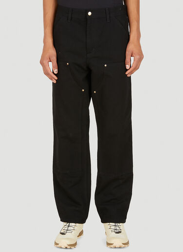 Carhartt WIP 더블 니 팬츠 블랙 wip0148138