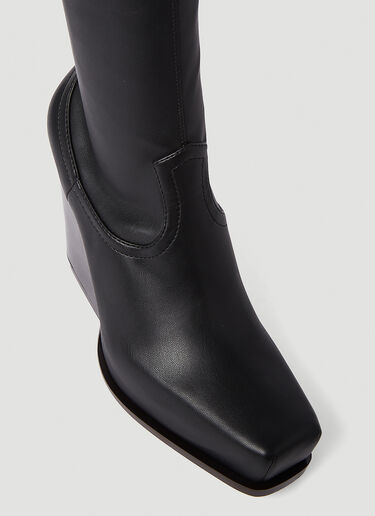 Stella McCartney Knee-High Cowboy Boots Black stm0250054