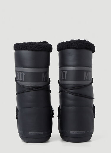 Moon Boot Icon Shearling Snow Boots Black mnb0246010