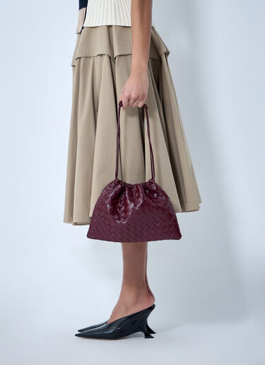 Bottega Veneta Intrecciato Leather Dustbag Burgundy bov0263027