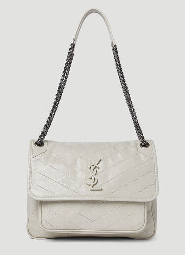 Saint Laurent Niki 中号单肩包 白色 sla0249175