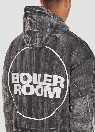 Boiler Room 앱스트랙트 후드 스웻셔츠 그레이 bor0150007