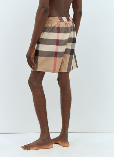 Vintage 格纹泳裤 Burberry Vintage 格纹泳裤 米 bur0141034