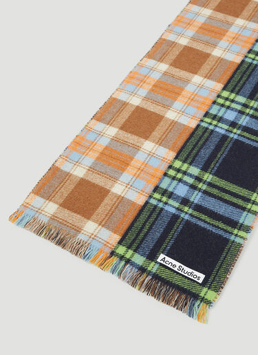 Acne Studios 체크 울 스카프 멀티컬러 acn0154046