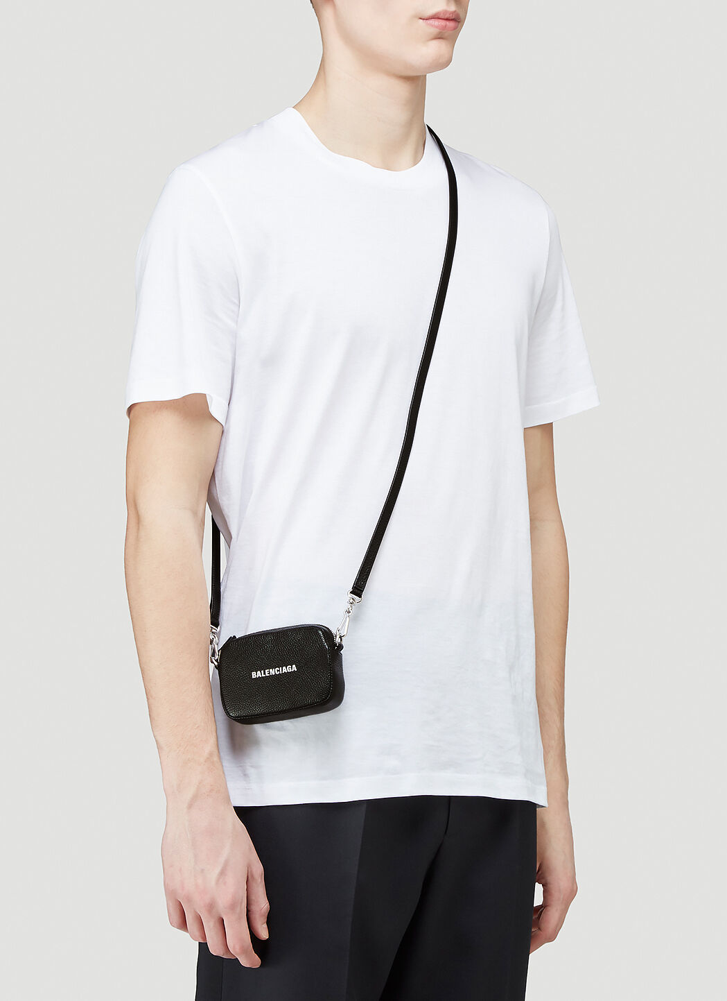 Balenciaga 남성 Black Cash Mini Crossbody Bag  LNCC