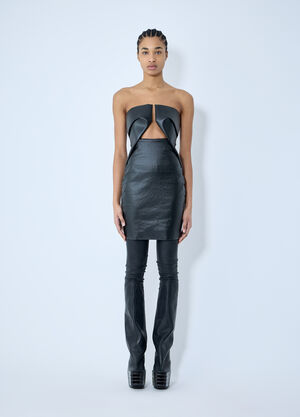 Rick Owens Prong Mini Dress Black ric0260007