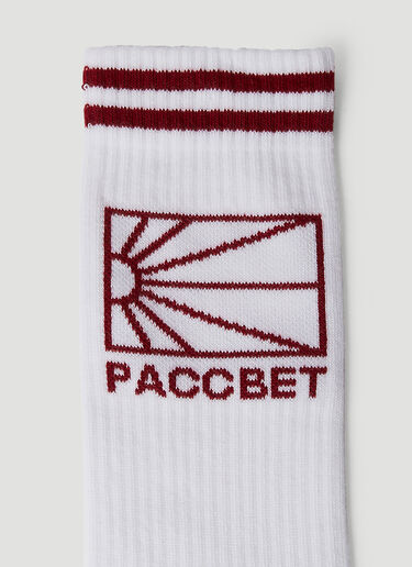 Rassvet Logo Jacquard Socks White rsv0150034