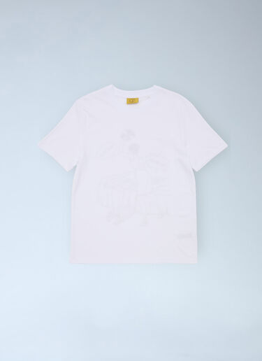 Toy Tonics Logo Motif T-Shirt White toy0363002