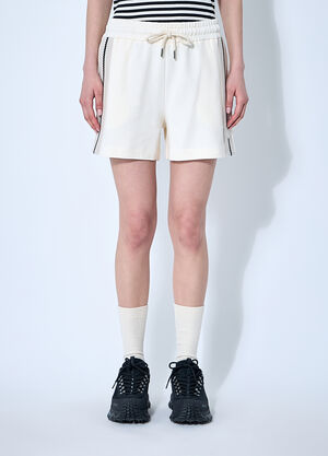 Moncler Logo Patch Track Shorts Black mon0260006
