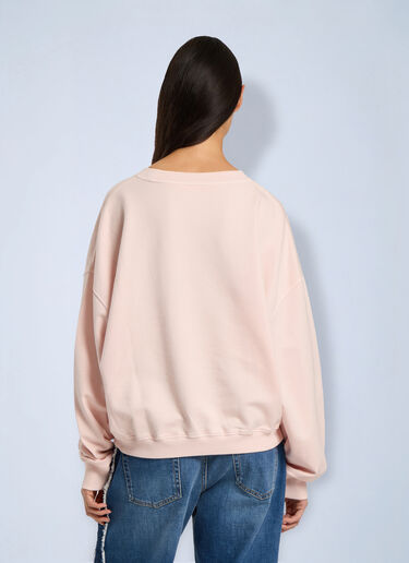 LN-CC® - Palm Angels: Stud Logo Crew - Pink Palm Angels Stud Logo Crew Pink pma0266220