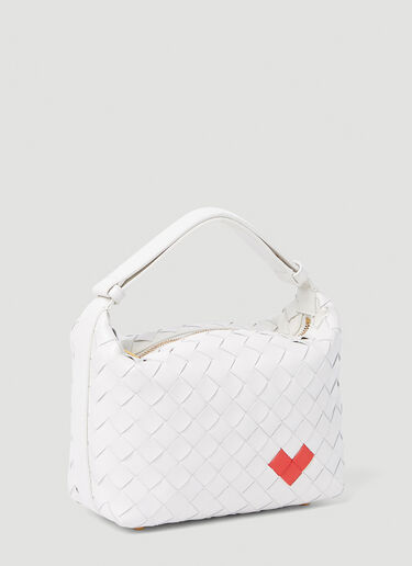 Bottega Veneta Mini Wallace Shoulder Bag White bov0255086