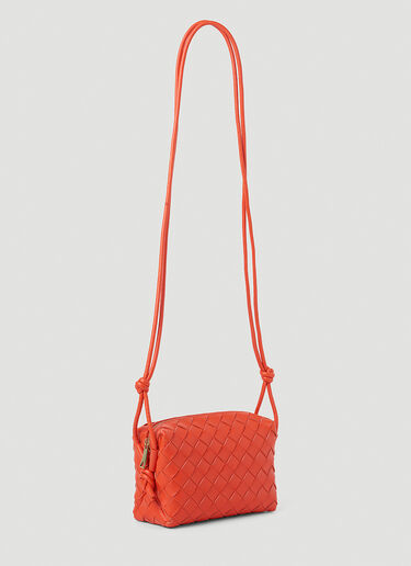 Bottega Veneta Loop Intrecciato Mini Shoulder Bag Orange bov0252014