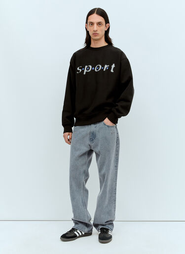 Stüssy Dot Sport 圆领运动衫 黑色 sts0156033