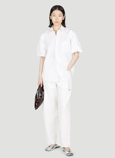 MM6 Maison Margiela Short Sleeve Shirt White mmm0253007