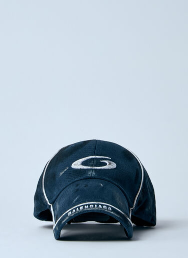 Balenciaga Tracksuit Baseball Cap Blue bal0159026
