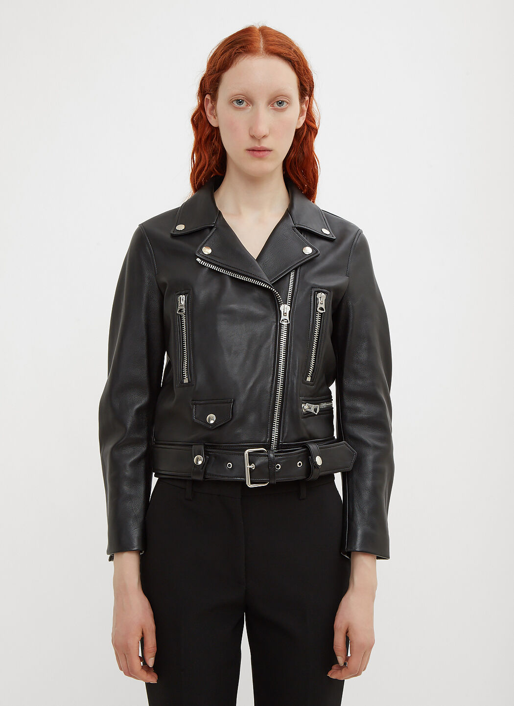 Acne biker cheap leather jacket