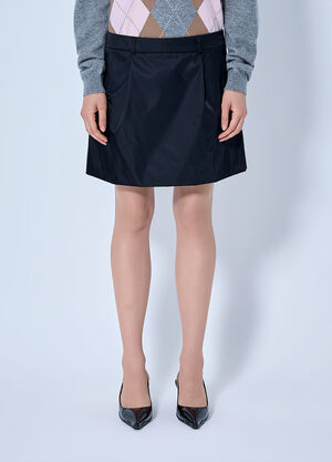 Prada Re-Nylon Mini Skirt Black pra0266018