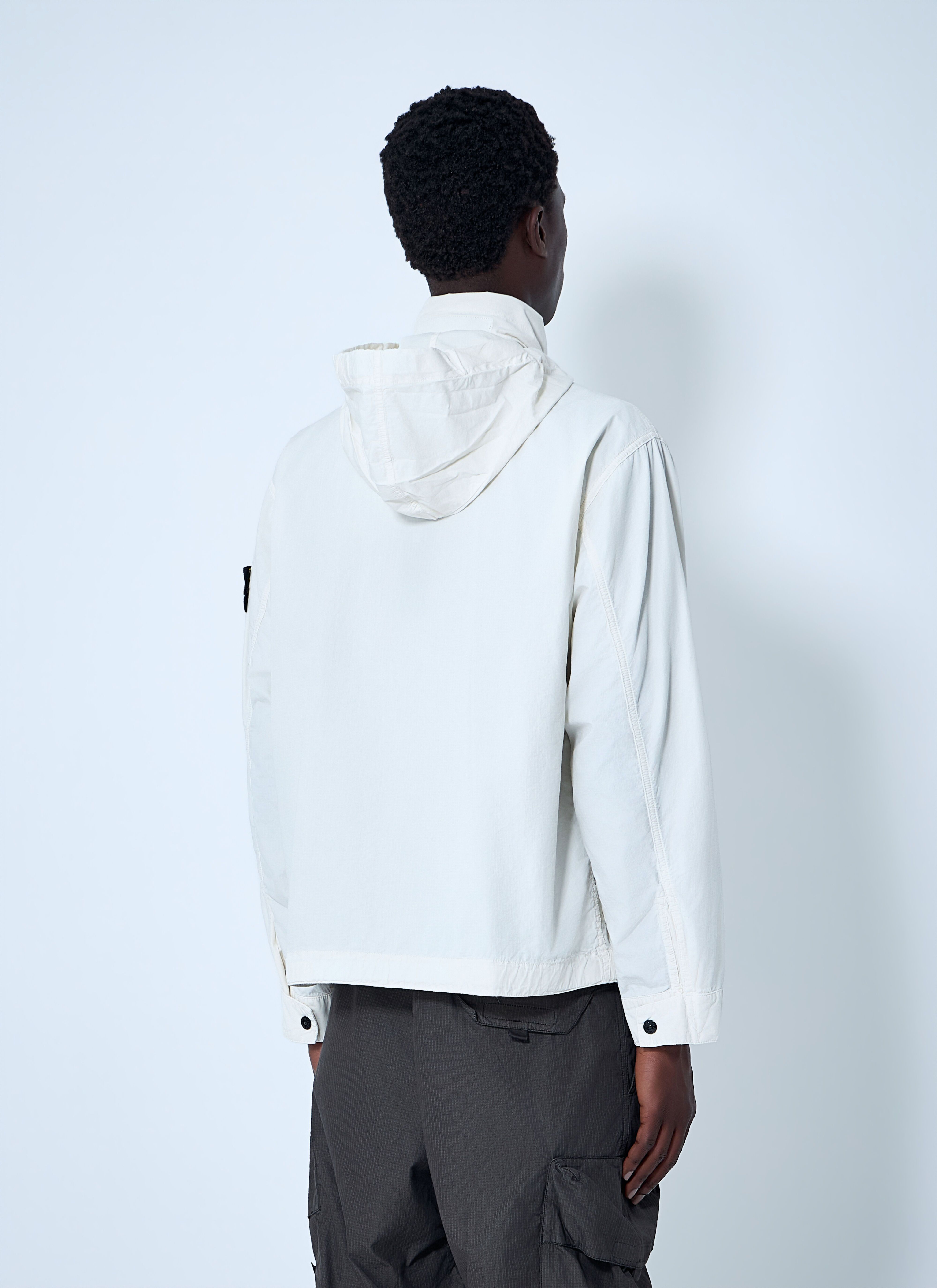 Stone Island Men's' Utility Pocket Jacket in Ivory | LN-CC®