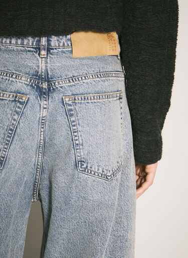 MM6 Maison Margiela Ballon 拼接牛仔裤 浅蓝色 mmm0157009