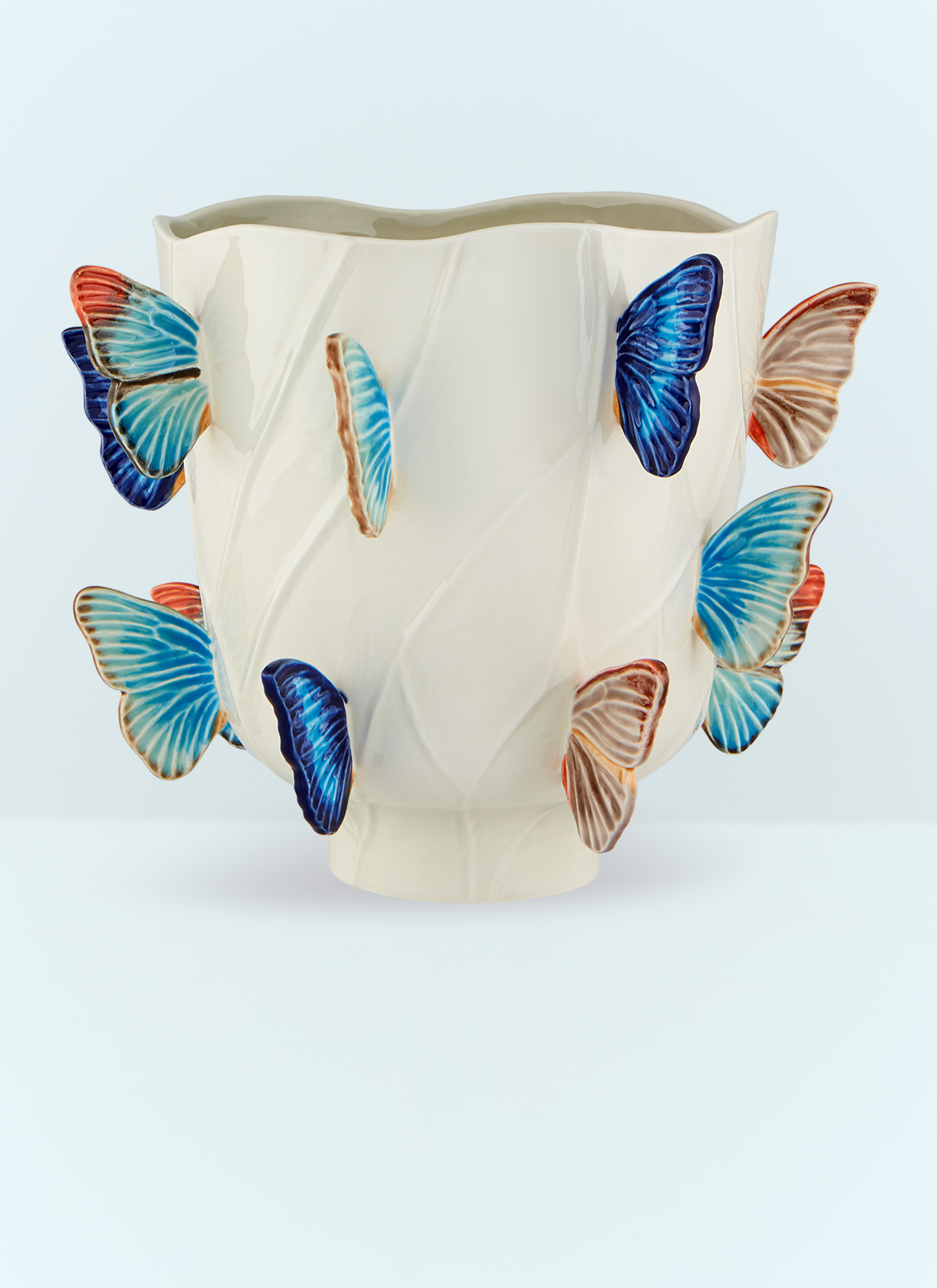 Bordallo Pinheiro Cloudy Butterflies Large Vase Green wps0691190