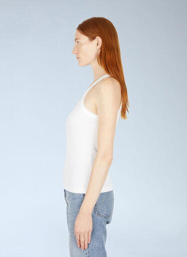 LN-CC® - TOTEME: Curved 罗纹背心 - 白色 TOTEME Curved 罗纹背心 白色 tot0251004