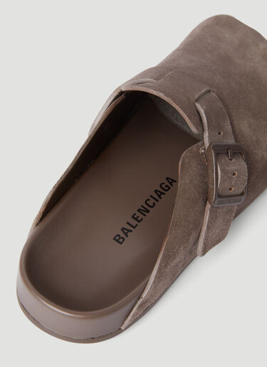 Balenciaga Sunday Mules Brown bal0155039