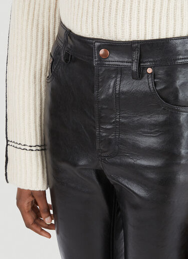 Acne Studios Leather Pants Black acn0246040