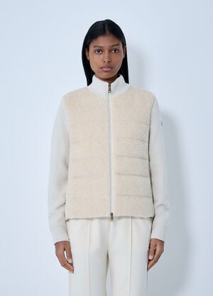 Moncler Panel Cardigan Cream mon0263047